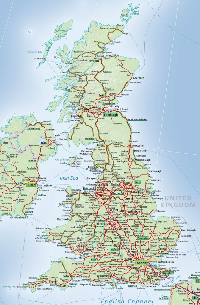 United Kingdom Train Map - ACP Rail