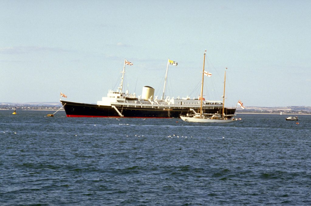 royal yacht britannia to waverley station